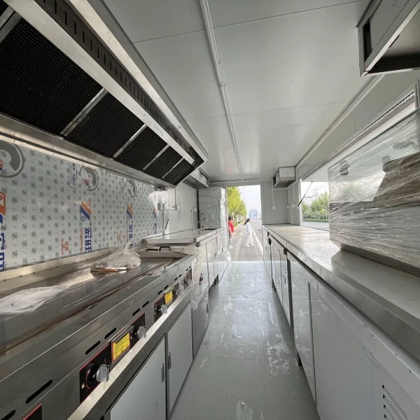 Mobile Bakery Fast Food Kitchen Trailer
