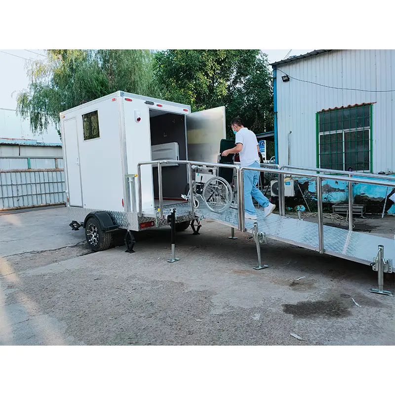 Wheelchair-Accessible ADA Restroom Trailer